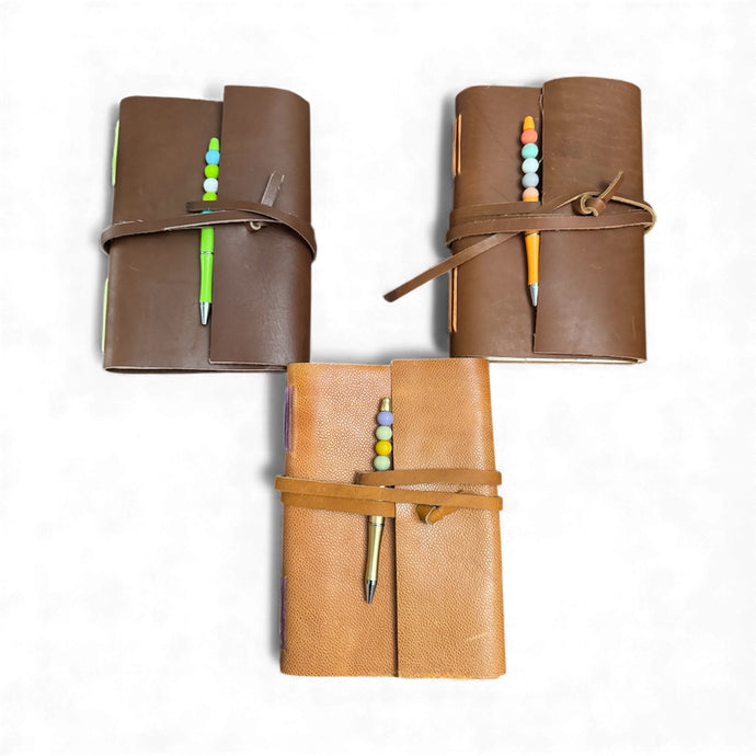 Hand-stitched Leather Journal
