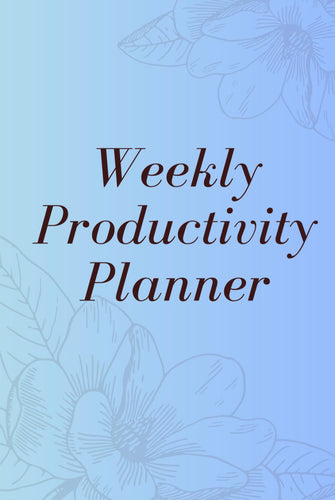 Weekly Productivity Planner