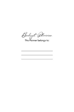 Financial Budget Planner