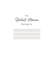 Student Academic Planner