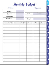 Digital Budget Planner